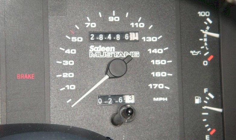 1988 Saleen Speedometer