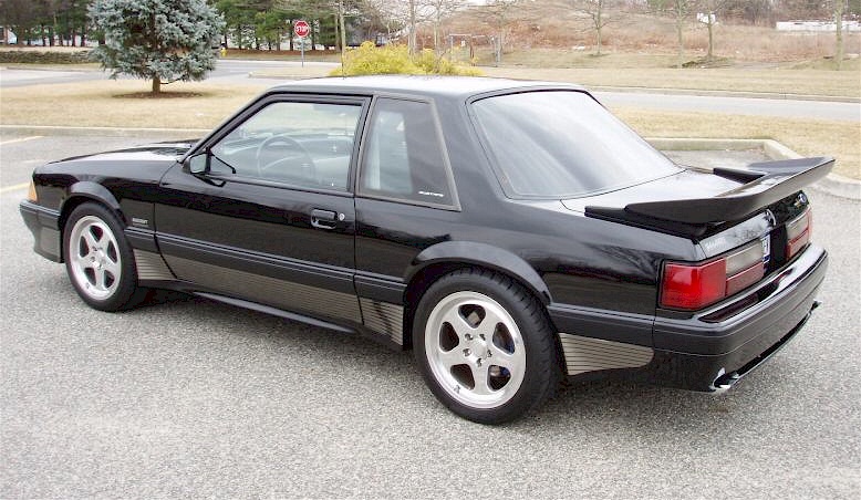 Black 1991 Mustang Saleen Coupe