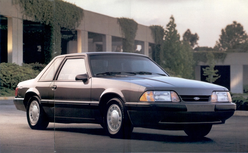 Medium Titanium 1991 Mustang LX Coupe