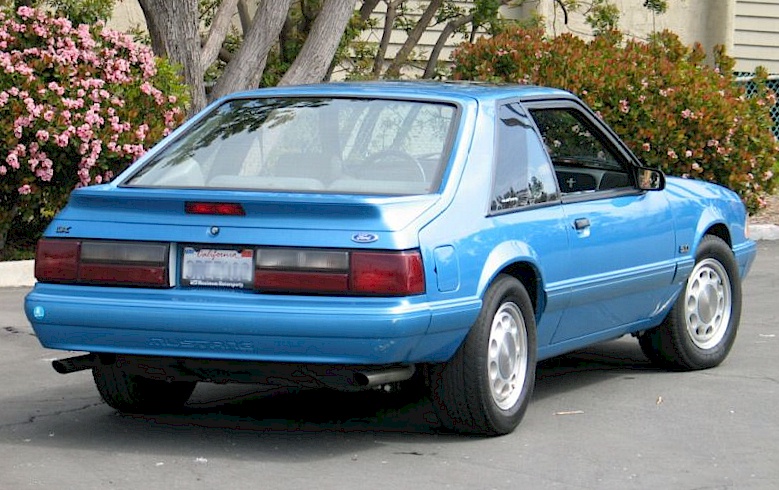 Bimini Blue 1992 Mustang LX