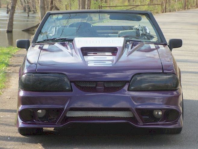 Purple 1993 Mustang Convertible