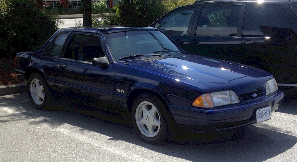 Royal Blue 1993 Mustang