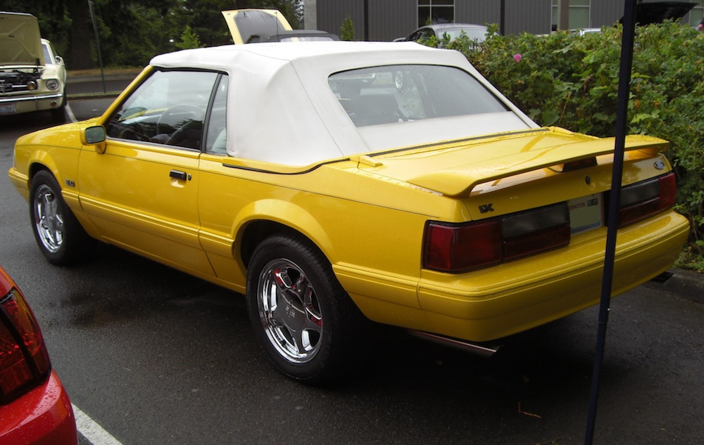 Canary Yellow 93 Mustang Limited Edition 5.0L Feature Convertible