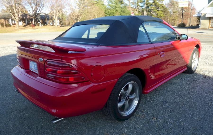 Rio Red 94 Mustang GT Convertible