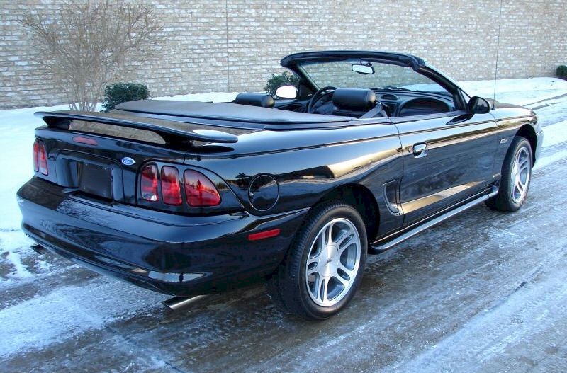 Black 1997 Mustang GT Convertible