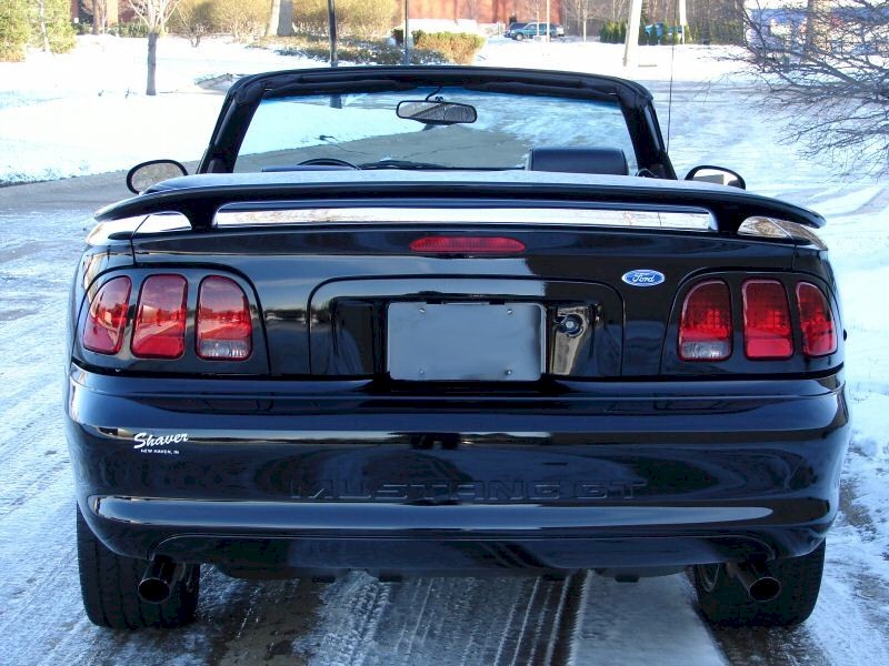 Black 1997 Mustang GT Convertible