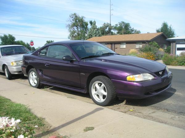 Deep Violet 1997 Mustang GT Coupe