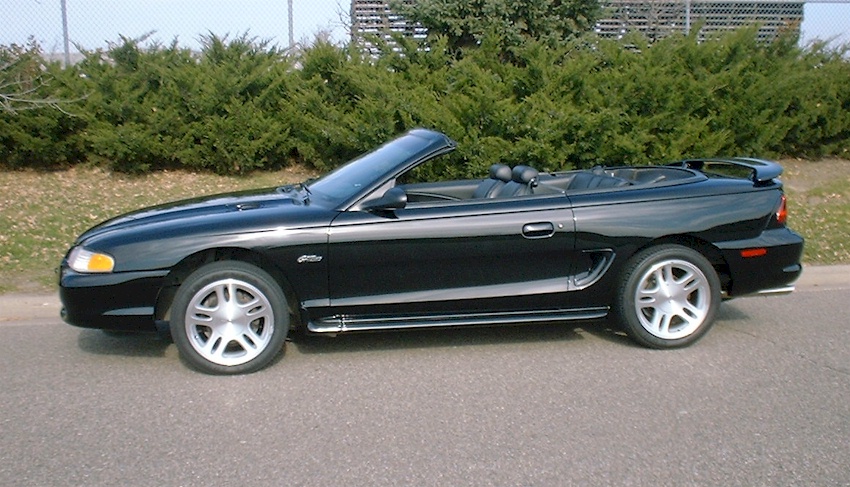 Black 98 Mustang GT Convertible