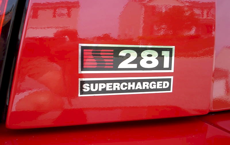 S-281 Supercharged Emblem