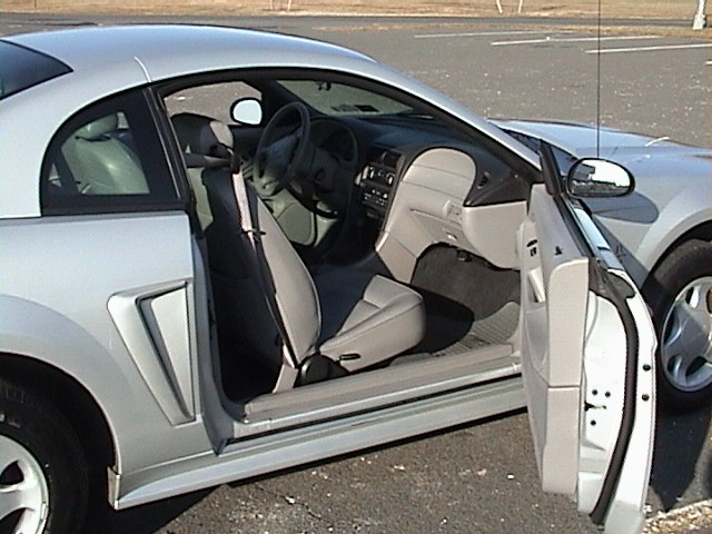 Gray 2000 Mustang Interior