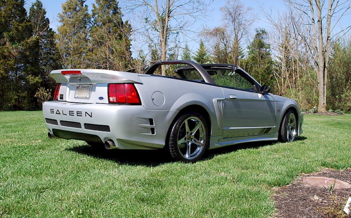 Silver 2000 Mustang Saleen Convertible