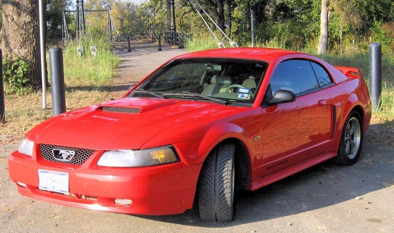 Performance Red 2001 Mustang GT Coupe