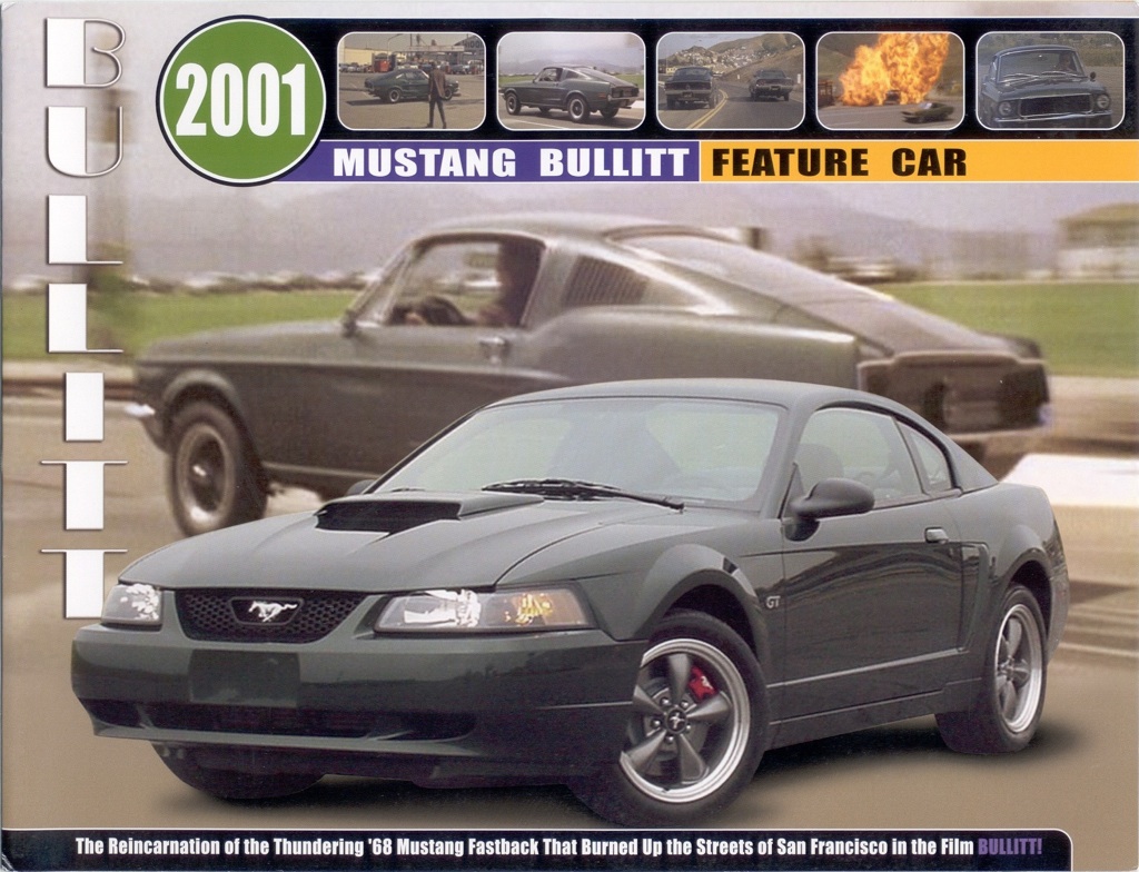 2001 Mustang GT Bullitt Hero Card