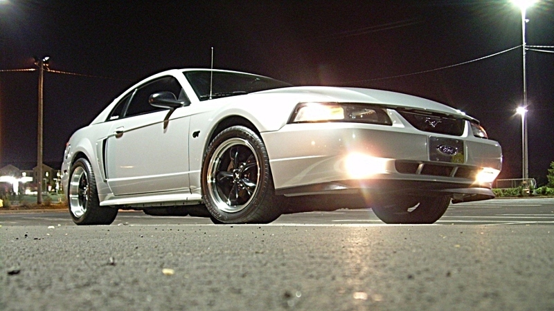 Satin Silver 2002 Mustang GT