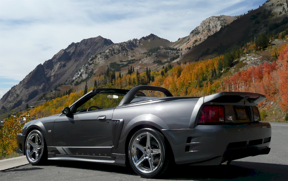 Dark Shadow Gray 2003 Mustang Saleen S281-SC Convertible