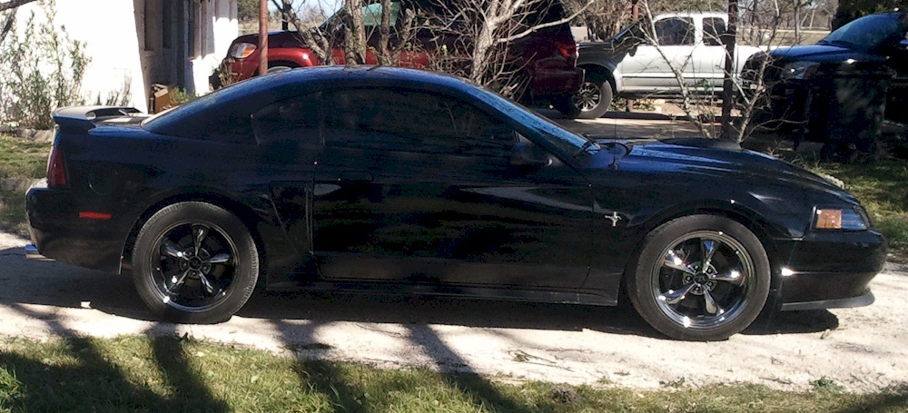 Black 2003 Mustang Mach 1