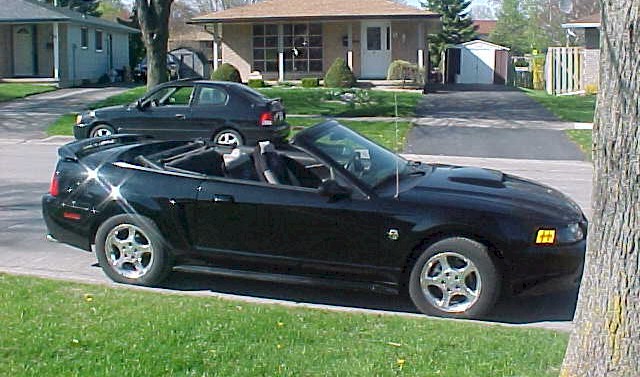 Black 2004 Mustang Convertible