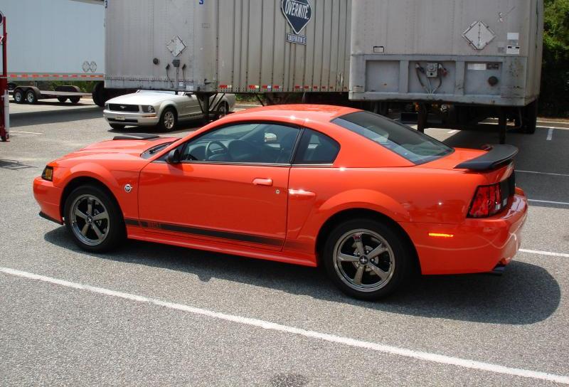 Competition Orange 2004 Mustang Mach 1 Coupe