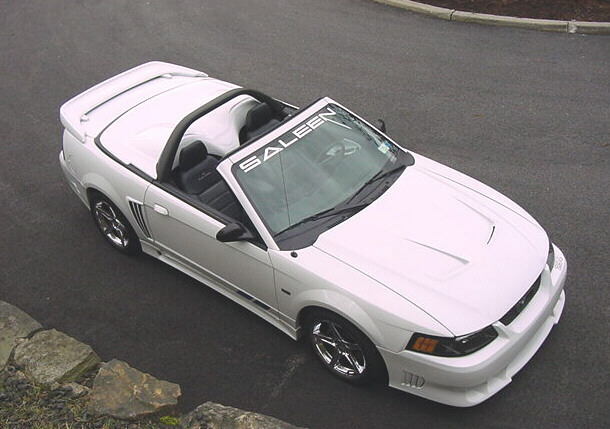 Oxford White 04 Saleen S821 Supercharged Mustang Convertible
