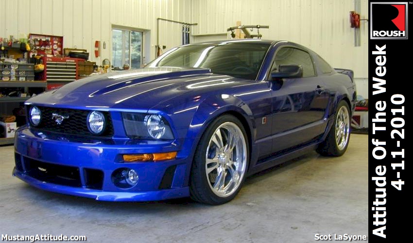 Sonic Blue 2005 Roush Mustang