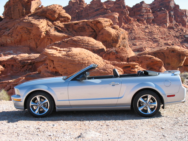 Satin Silver 2005 Mustang GT Convertible
