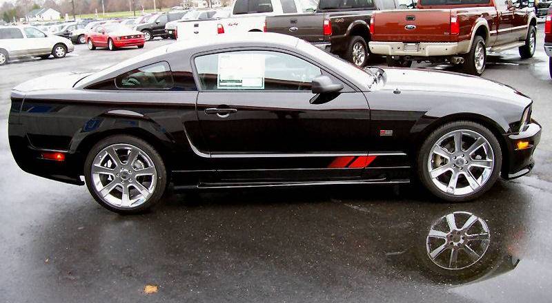 Black 2008 Mustang Saleen S281SC RF Coupe