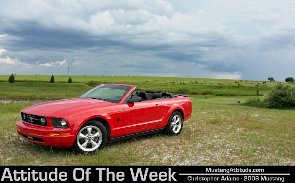 Torch Red 2008 Mustang Convertible