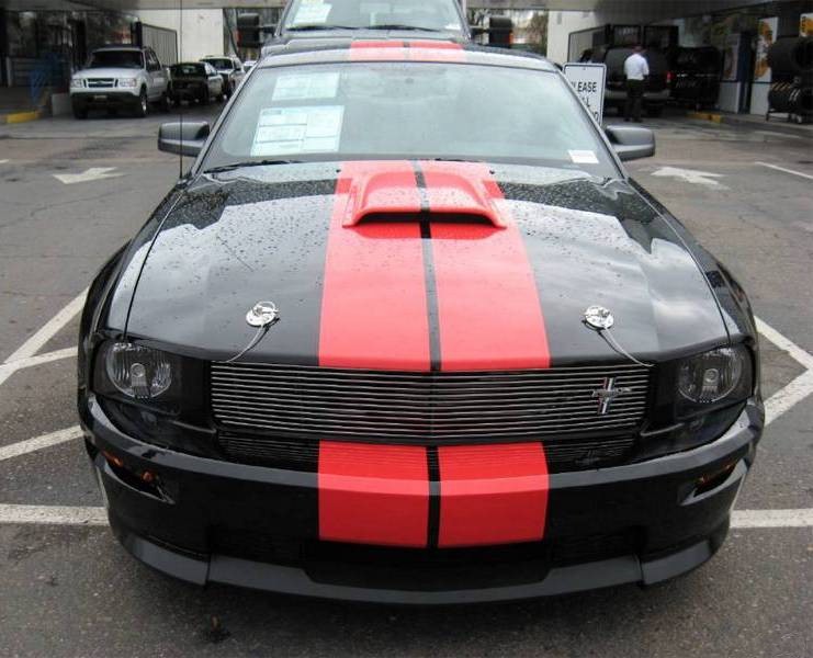 Black 2008 Shelby GT Barrett Jackson Mustang Coupe