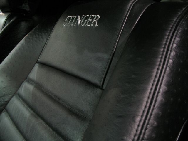 2008 Stinger Ostrich Print Leather Sport Seats