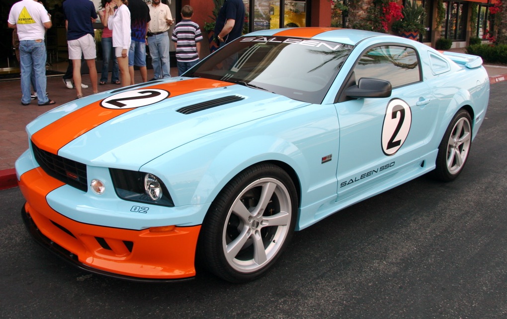 Gulf Heritage Blue 2008 Saleen 550 Coupe