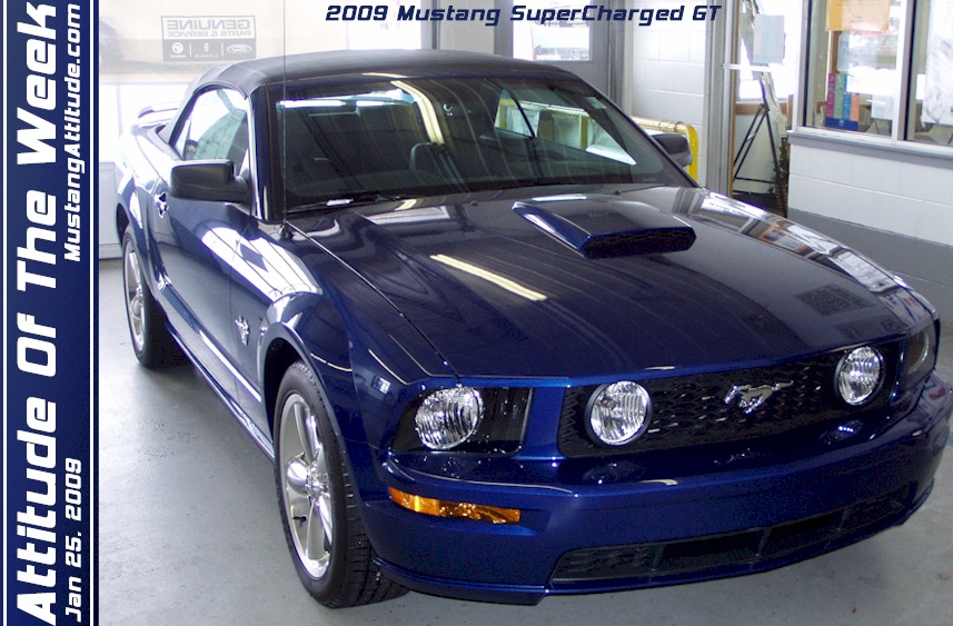 Vista Blue 2009 Mustang GT Convertible