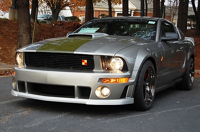 Vapor Silver 2009 Roush P-51B Supercharged Mustang Coupe