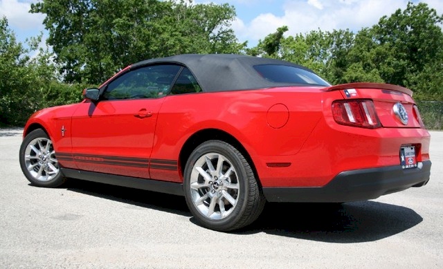 Torch Red 2010 Mustang Convertible