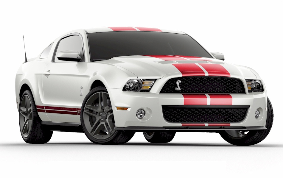 Performance White 2010 Shelby GT-500 Coupe