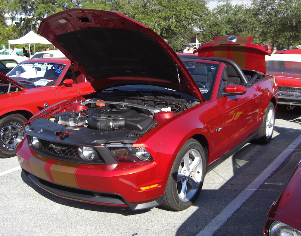 Red Candy 2011 Mustang GT convertible