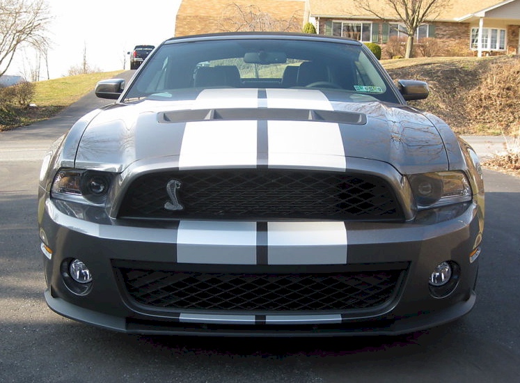 Sterling Gray 2011 Shelby GT-500 Convertible