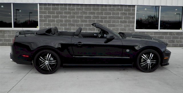 Black 2012 Roush DUB Mustang