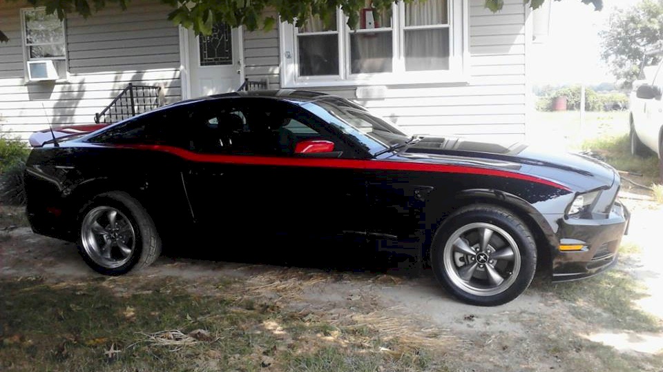 Black 2013 Mustang