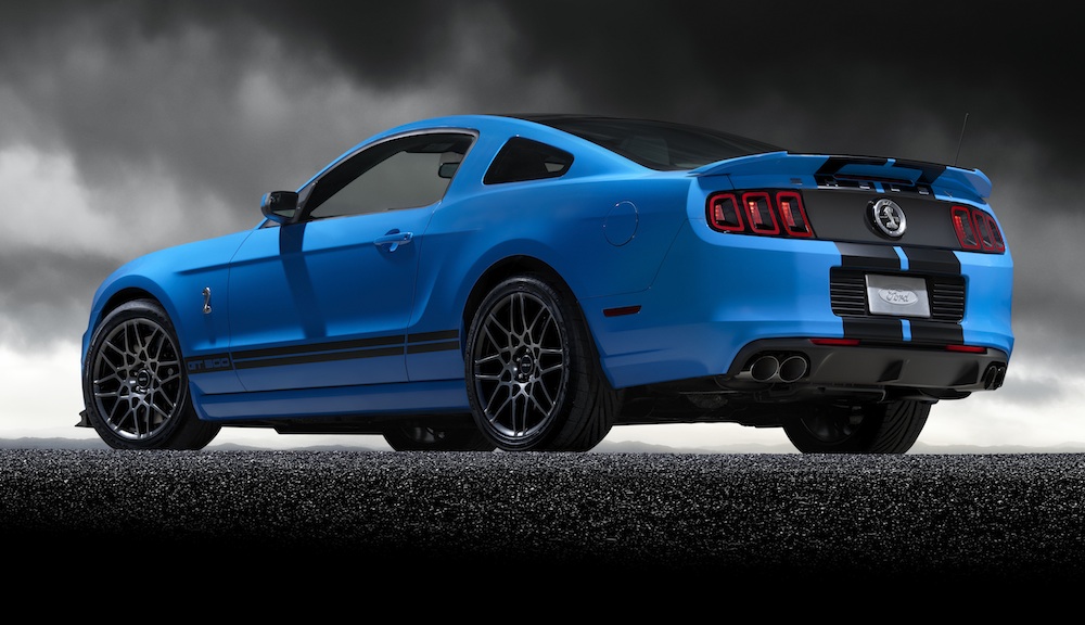 Grabber Blue '13 Mustang Shelby GT500 Coupe