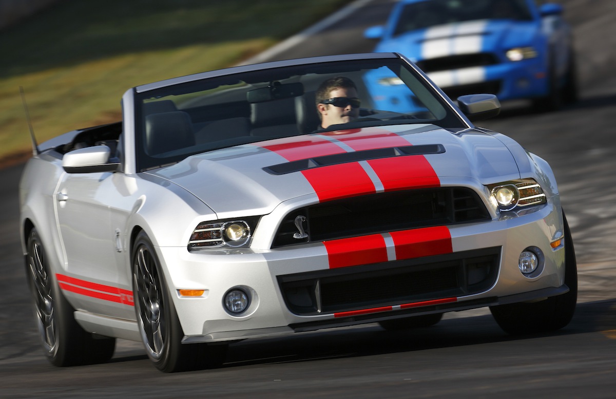 Ingot Silver 2013 Shelby GT500 Mustang Convertible