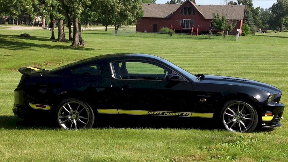 Black 2014 Mustang GT Penske Hertz Edition