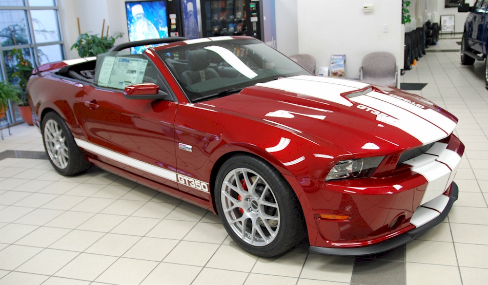 Ruby Red 2014 Ford Mustang Shelby Gt 350 Convertible