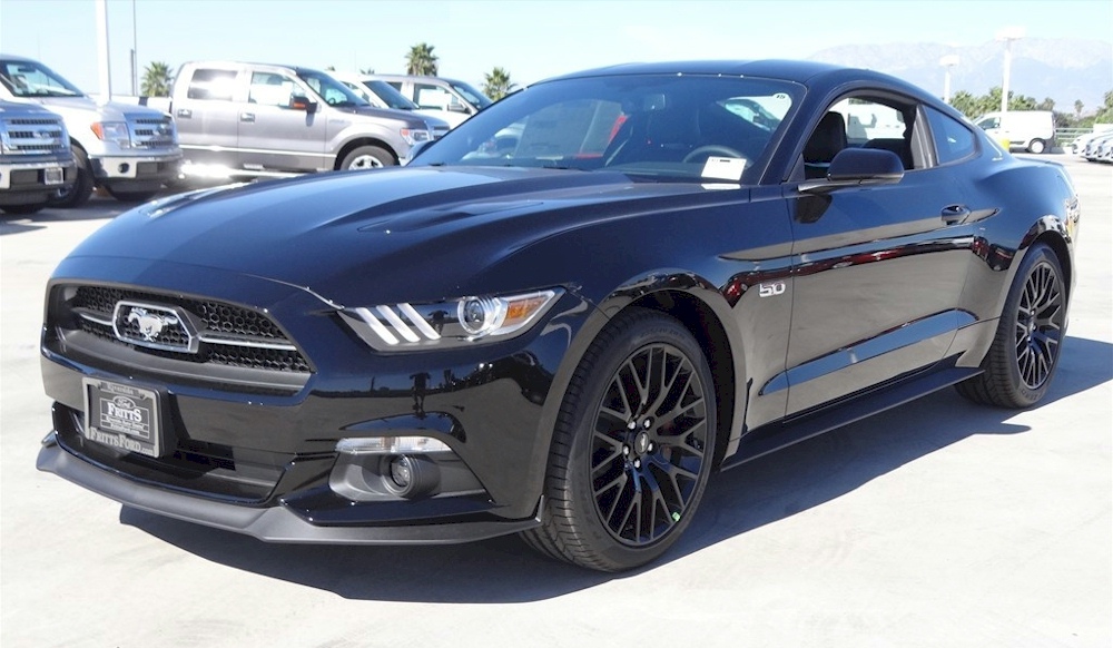 Black 2015 Mustang GT