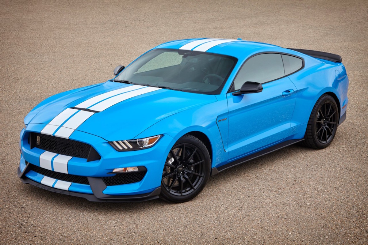 Grabber Blue 2017 Ford Mustang Shelby Gt 350 Fastback Mustangattitude