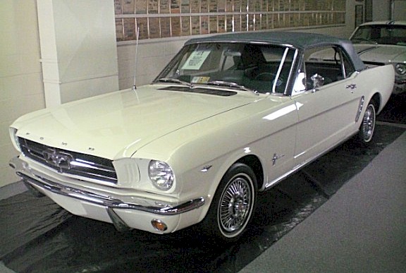 Wimbledon White 1964 Mustang Convertible
