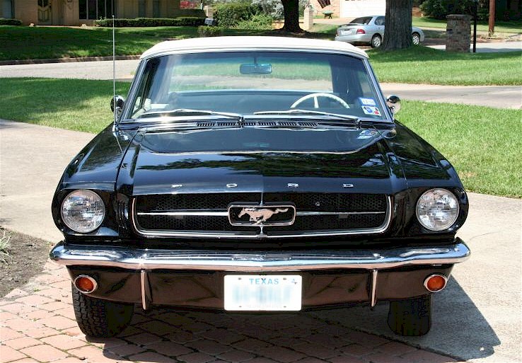 Black 64 Mustang Convertible