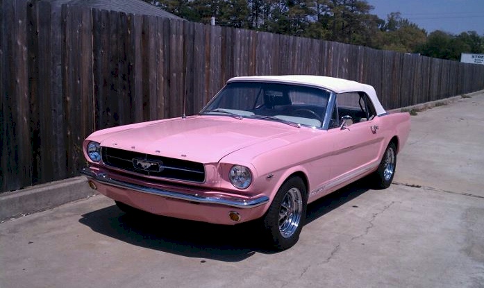 Playboy Pink 1964 Mustang Convertible
