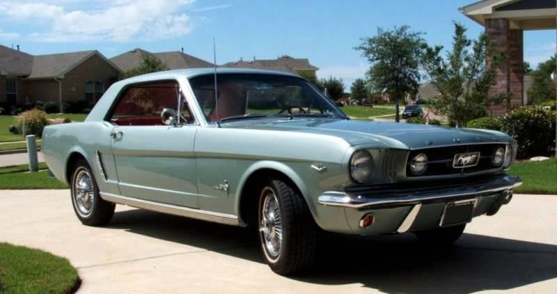 Silver Smoke Gray 1964 Ford Mustang 
