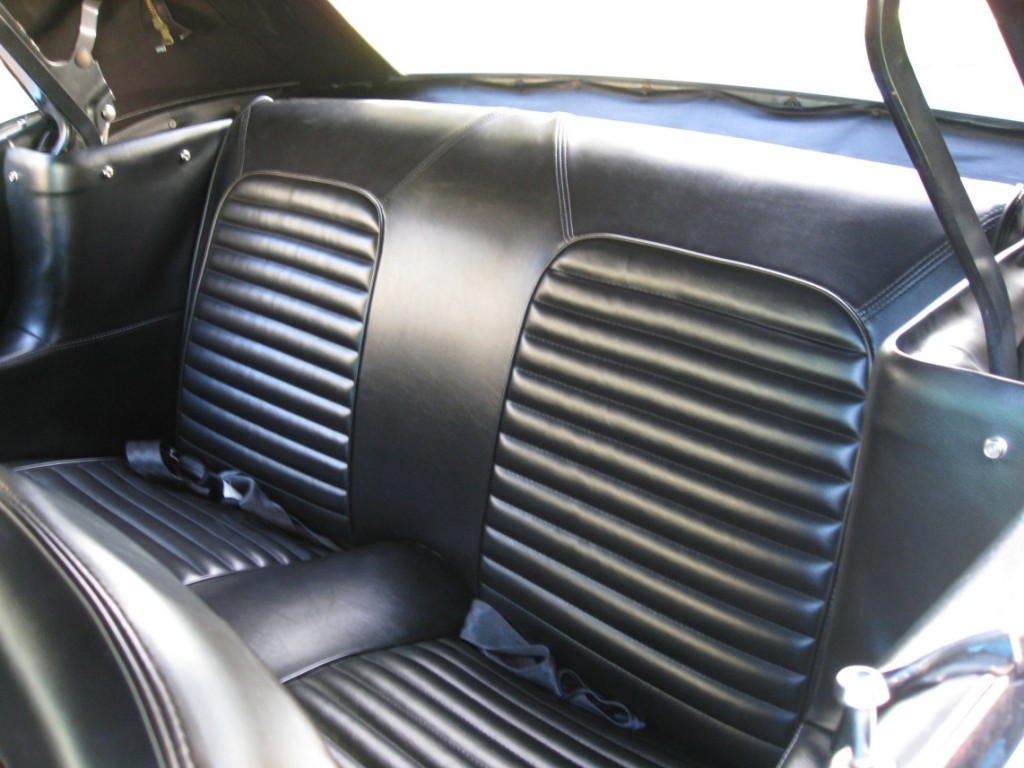 Black Interior 64 Mustang Convertible
