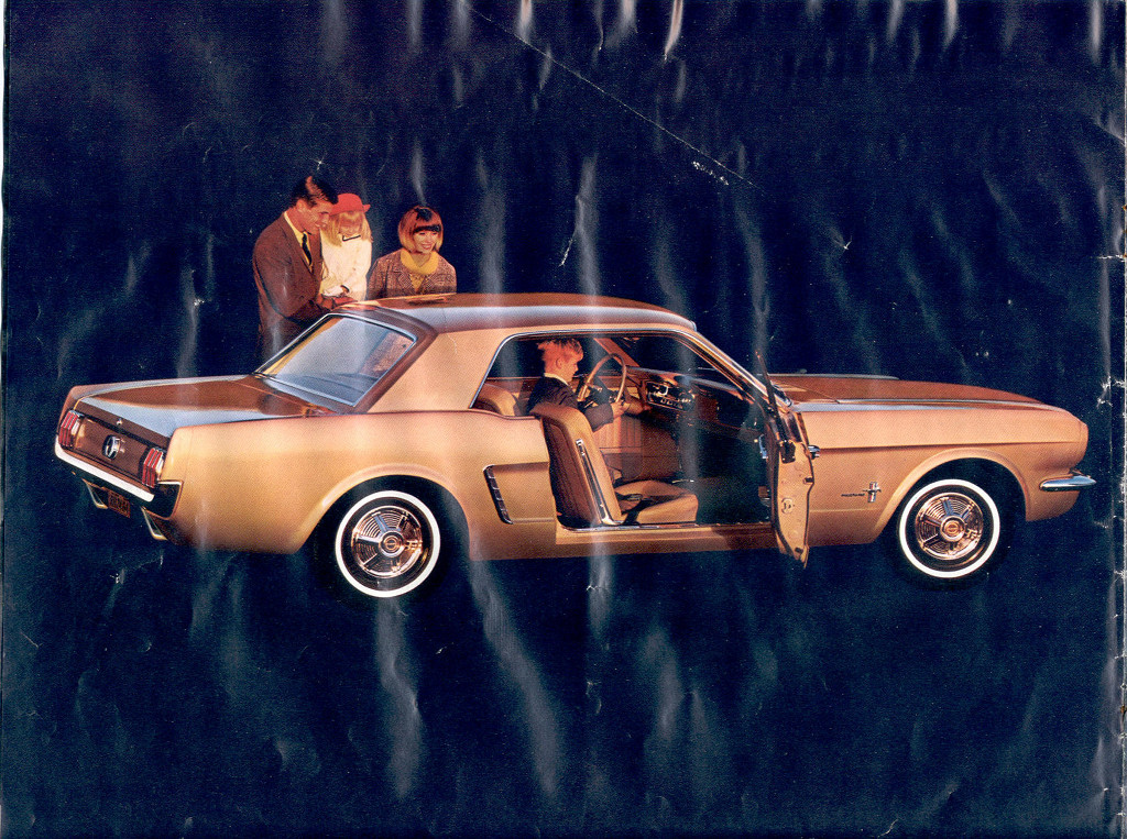 Praire Bronze Mustang in the 1964 Mustang promotional brochure